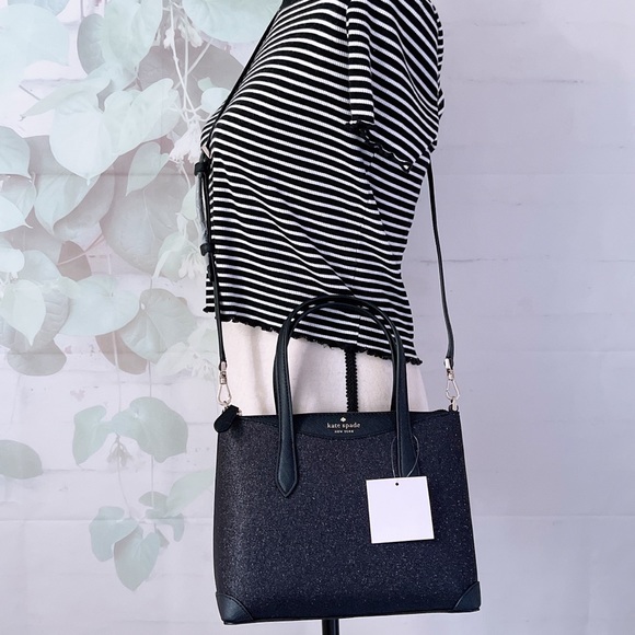 Kate Spade Glitter Fabric Satchel - Picture 2 of 9